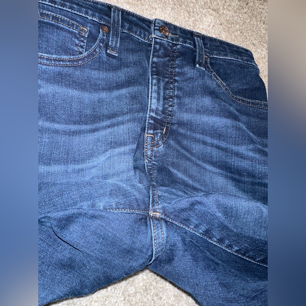 Madewell Dark Blue Curvy High-Rise Skinny Jeans - Picture 9 of 9